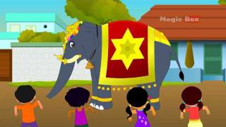 கோவில் யானை  Kovil Yannai  Animated Tamil Rhymes For Kids  Chellame Chellam [upl. by Irwin]