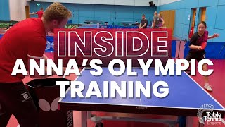 Anna Hurseys Olympic training  Inside Camp  Table Tennis England [upl. by Samanthia]