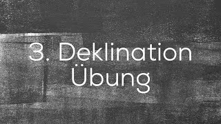 konsonantische Deklination gemischte Deklination iDeklination Latein Übungen [upl. by Naasah259]