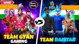 FREE FIRE LIVE👻GYAN GAMING VS RAISTAR💀GARENA FREE FIRE freefirelive shorts [upl. by Mariellen]