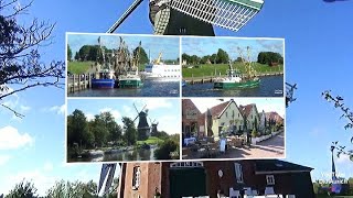 Rundgang historisches Greetsiel mit seinen malerischen Hafen und die Zwillingsmühlen Ostfriesland [upl. by Bahner]