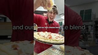 Making a CHEESY BASED PIZZA pizza food trending youtube youtubeshorts funny [upl. by Newbold969]