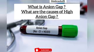 Causes Of High Anion Gap [upl. by Shadow]