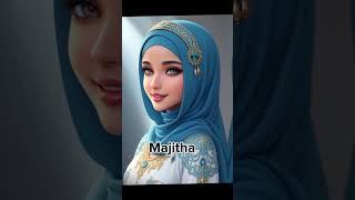 15 beautiful Muslim girls name 😊😍 subscribe youtubeshorts viralshort like [upl. by Adnawed128]