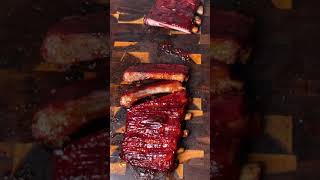 Smoked ribs on a gas grill [upl. by Inalem50]