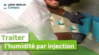 Comment traiter lhumidité par injection   Leroy Merlin [upl. by Idner]