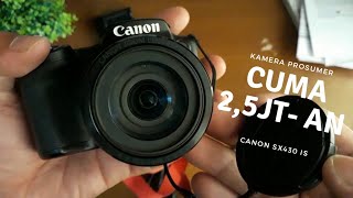 Unboxing  Review Kamera Canon SX430 IS  Cocok banget buat VLOG [upl. by Atnad894]