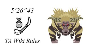 MHW IB M6★ All That Glitters is Furious  Furious Rajang  Insect Glaive  526quot43 TA Wiki Rules [upl. by Walters190]