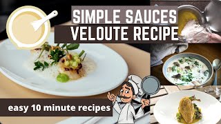 How to Make French Velouté  1 of the 5 French Mother Sauces [upl. by Libove]