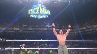 A look at the WrestleMania 29 WWE Championship Match between The Rock and John Cena Raw March 11 [upl. by Blithe]