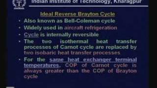 Lecture 9 Air Cycle Refrigeration Systems [upl. by Llenoj]