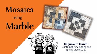 Beginner Mosaic Marble and Stone Art Tutorial [upl. by Ahsiekel]