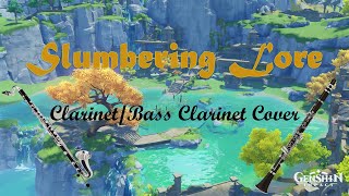 Slumbering Lore  Genshin Impact ClarinetBass Clarinet Cover Instrument Swap [upl. by Riana]