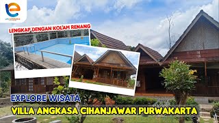 VILLA CIHANJAWAR PURWAKARTA  VILLA ANGKASA CIHANJAWAR LENGKAP DENGAN KOLAM RENANG [upl. by Yesiad]