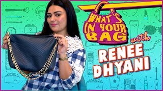 Renee Dhyanis Handbag SECRET REVEALED  Whats In Your Bag  TellyMasala [upl. by Enileme915]