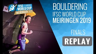 IFSC World Cup Meiringen 2019  Boulder finals [upl. by Zerimar45]