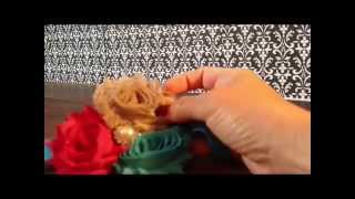 How to make a Shabby Chic Baby Heaband [upl. by Nielson]