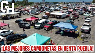 ¡CAMIONETAS y AUTOS EN VENTA TIANGUIS METRÓPOLI PUEBLA  Gabo Herrera 14 [upl. by Gnok]