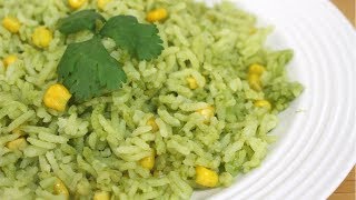 ARROZ VERDE POBLANO  ALE DE NAVA [upl. by Limemann]