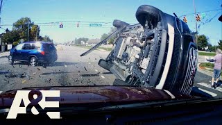 Caught On Dash Cam  Top 6 Most Shocking Moments  Part 2  Road Wars  AampE [upl. by Hartmunn]