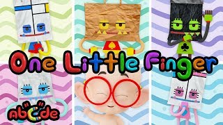 One Little Finger Tap Tap Tap  Nursery Rhyme  kids song by Abcde in Balloon World [upl. by Sej]