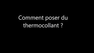 Comment poser du thermocollant  Pour les débutants en couture [upl. by Sabsay]