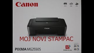 moj novi stampac canon pixma mg2550s [upl. by Malloy182]