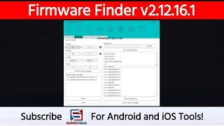 Firmware Finder v212161  Super Tools [upl. by Oirasor825]