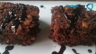 Receta de como preparar brownies de frijol negro Receta comida mexicana  Receta de brownies [upl. by Amadeo]