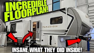 ABSOLUTELY INCREDIBLE FLOORPLAN from Alliance Paradigm 395DS Fifth Wheel RV [upl. by Yelbmik883]