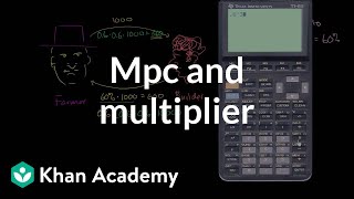 MPC and multiplier  Macroeconomics  Khan Academy [upl. by Sell660]