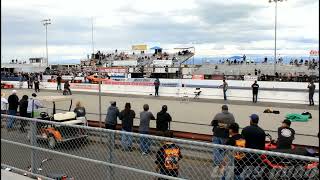 Mike Peck Sr The Instigator Nostalgia Funny Car Qualifying Rnd 1 Hot Rod Heritage Racing Series [upl. by Anoerb]