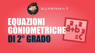 EQUAZIONI TRIGONOMETRICHE di Secondo Grado Riconducibili a Elementari  Esercizi Svolti [upl. by Subocaj]