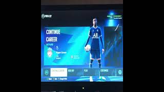 How to load a career mode progress in fifa 22 [upl. by Leahcimal]