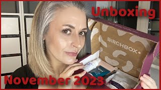 BirchBox November 2023  November 2023 Beauty Box Unboxing  November Monthly Selection [upl. by Biddle]