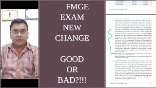 FMGE EXAM NEW CHANGE IN PAPER PATTERN IS IT EFFECT RESULTS IS MBBS ABROAD GETTING MORE DEFICULT [upl. by Sayer]