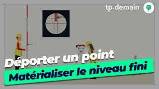 Le déport de points de même niveau en matérialisant le niveau fini [upl. by Stav]