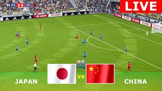 🔴LIVE CHINA VS JAPAN FIFA WORLD CUP QUALIFYING AFC LIVE FULL MATCH STREAMING  eFOOTBALL PES21 [upl. by Renie]