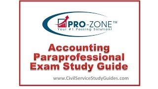 Accounting Paraprofessional Exam Study Guide [upl. by Larson]