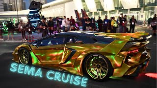 SEMA 2023  SEMA cruise  the hottest custom vehicles roll out of the Convention Center [upl. by Natascha]