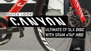 Canyon Ultimate CF SLX DISC with SRAM Red eTAP HRD Quick look [upl. by Hendon352]