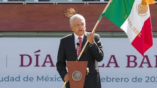 Día de la Bandera desde Campo Marte Ciudad de México [upl. by Dorine]