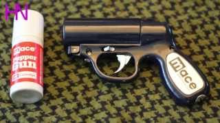 Mace Pepper Gun Demonstration and Review [upl. by Nonnahc]