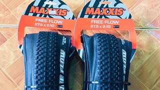 Maxxis Free Flow Tyres Unboxing Review amp Specs [upl. by Notfol230]