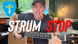 Try the Strumming Stop Method  Beginner Guitar Lesson [upl. by Tisbe52]