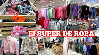 Inauguran el SUPER DE ROPA INVERNAL ECONOMICA 😱 Venta X pieza  quotAbrigos Suéter Gabardina [upl. by Selin]