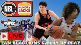 ILLAWARRA HAWKS VS ADELAIDE 36ERS I FULLSCOREBOARD I NBL AUSTRALIAN LIVE I PLAY BY PLAY [upl. by Balling]