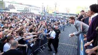 Shia LaBeouf Throws Autographs to Fans [upl. by Glen729]