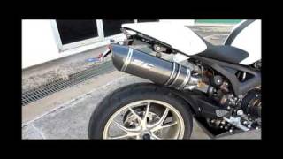 Ducati Monster 1100S SCProject Exhaust [upl. by Nyhagen]