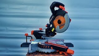 Evolutions New R210SMS Sliding Mitre Saw Unboxing and Assembly [upl. by Aryl30]